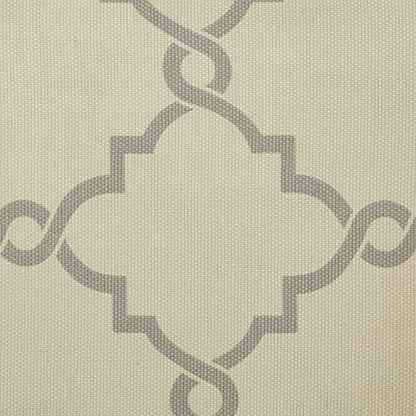 Madison Park Fretwork Print Window Curtain 1 Panel, 50x63 Beige/Grey - color: Beige/Grey, size: 50"W x 63"L (Pack of 1)