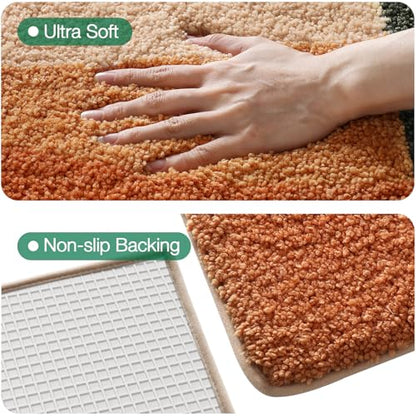 LUMI Cactus Bathroom Rug 24x36 Soft Absorbent Bath Mat, Non Slip - color: Cactus Sand, size: 24"x36"