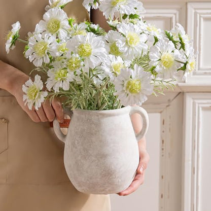 Vanselia Ceramic Flower Vase Home Table Decor Living Room Farmhouse 7.1 in - color: 7.1" Rustic