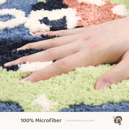 Molesun Dinosaur Bath Mat 16x24, Soft Absorbent Microfiber Bath Rugs - color: Roar, size: 16" x 24"