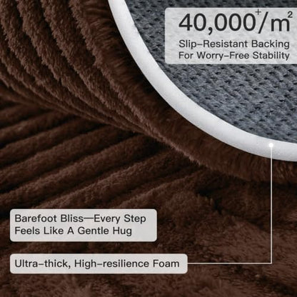 Sour Lemon Area Rugs 9x12 Living Room Bedroom, Brown Rug Large Carpet - color: Coffee, size: 9' x 12' (Rectangular)