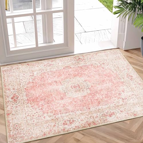 Small Rugs 2x3,Pink Rug for Entryway Bathroom Entrance Doormat - color: Pink, size: 2'x3'