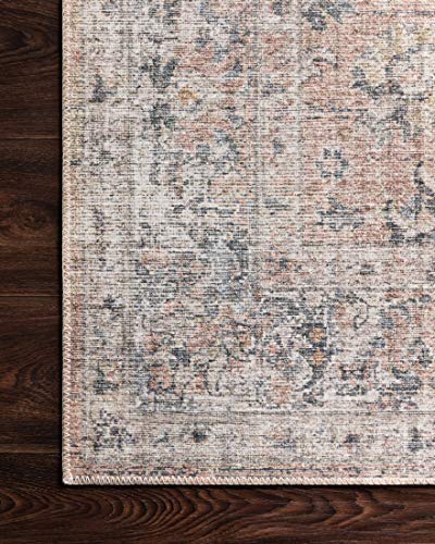 Loloi Skye Blush/Grey 2'-0" x 5'-0" Accent Rug - color: Blush / Grey, size: 2' x 5' (Rectangular)