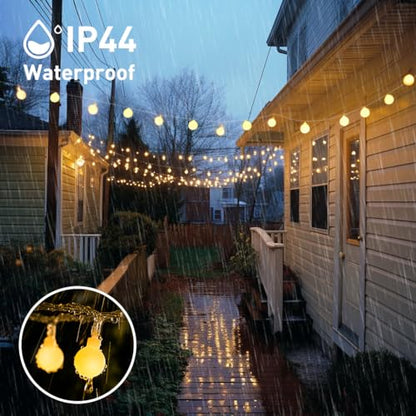 JMEXSUSS 100 LED Globe String Lights Indoor Bedroom, 33ft Fairy Lights - color: Warm White, size: 100 LED Plug