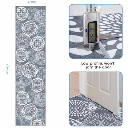 StepRite 2x8 Hallway Runner Rug, Washable Non-Slip Kitchen Rug for Entryway - size: 2' x 8' (Rectangular)