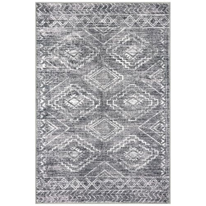 KILOCOCO Area Rug 4'x6' Entryway Rug Washable Living Room Rug, Grey - color: Grey, size: 4' x 6' (Rectangular)