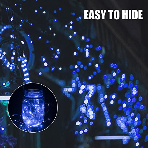 Brightown 12 Pack Christmas Blue Fairy Lights Battery Operated - color: Blue, size: 12 PC
