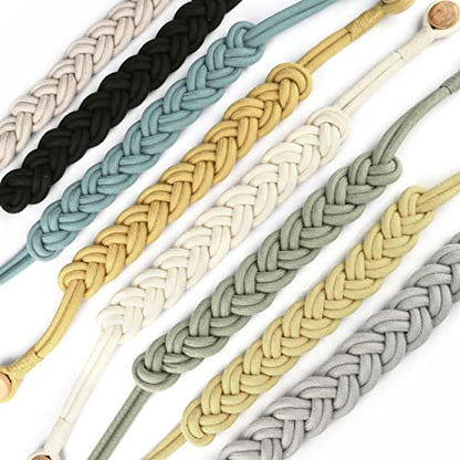 BEL AVENIR Curtain Tiebacks Magnetic 4 Pack Woven Drapery Holdback - color: Silver New- 4pack