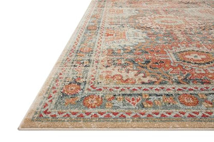 Loloi Jocelyn Mist/Multi 2'-3" x 7'-6" Runner Rug - color: Mist / Multi, size: 2'3" x 7'6" (Rectangular)