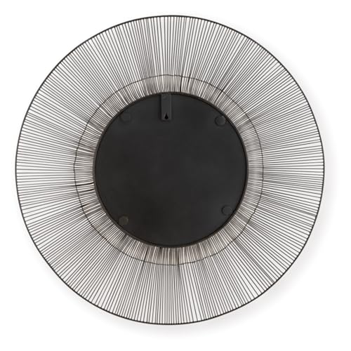 Signature Design by Ashley Dallmen Contemporary Accent Mirror with Thick Frame, Black & Gold