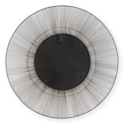 Signature Design by Ashley Dallmen Contemporary Accent Mirror with Thick Frame, Black & Gold