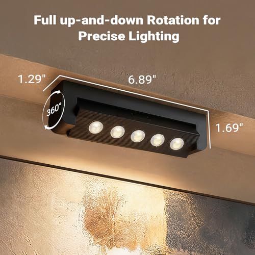 Rechargeable Indoor Spotlight, 5500mAh Battery Operated Picture Light with Daily Auto Timer, Wireless Art Light with Dimmable & 3CCT for Plant, Artwork, Gallery, Picture, Remote Control (2, Black)