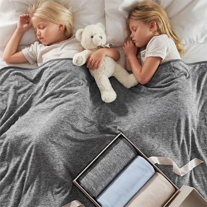 Bedsure Silky Soft Cooling Blanket Full Size, 80"x90", Dark Grey - color: 01- Dark Grey, size: Full (80" X 90")