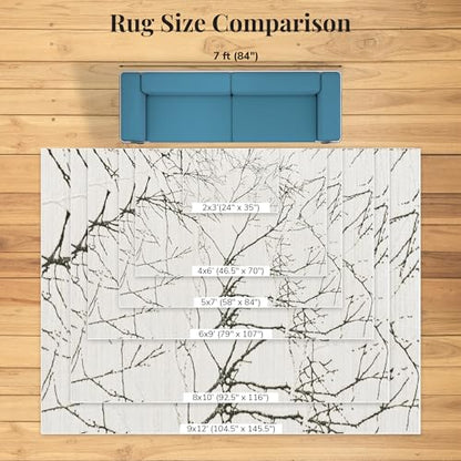 LUXE WEAVERS Modern Abstract Non-Shedding Area Rug Green 8x10 - color: Green, size: 8' x 10' (Rectangular)