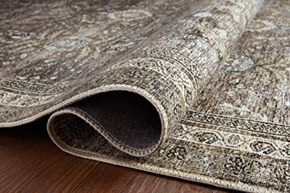 Loloi Layla Antique/Moss 7'-6" x 9'-6" Area Rug - color: Antique / Moss, size: 7'6" x 9'6" (Rectangular)