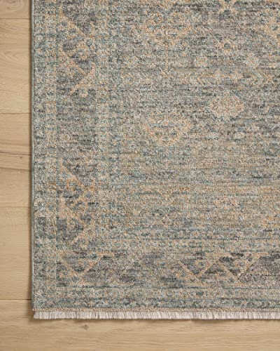 Loloi Angela Rose Blake Sky/Beige 9' x 13' Area Rug - color: Sky / Beige, size: 9' x 13' (Rectangular)