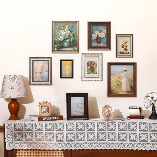 Qunclay 10 Pack Vintage Picture Frames Wall Ornate Antique, Classic Style - style: Classic