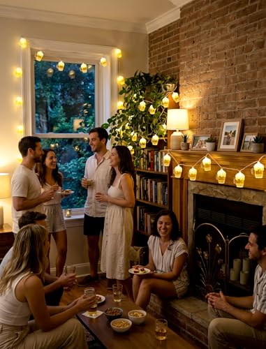 8.5FT Beer Mug String Lights Outdoor, 10 LED Tropical Beach Themed Lights - color: Beer Mug String Lights