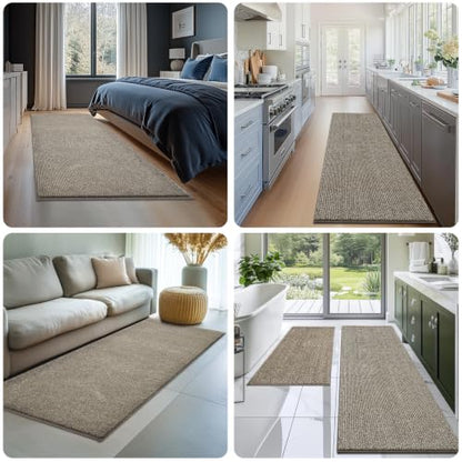 Area Rug 48" x 72", Kitchen Rug, Runner Rug (Roll Packing) - color: Beige, size: 48" X 72" (rectangular)