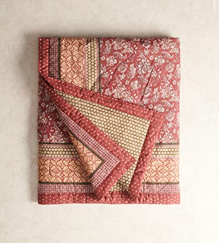 Maison d' Hermine Throw Blanket for Couch Lightweight Soft (50''X60'') - color: 005 - Surya - Barn Red, size: 50"x60"