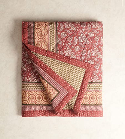 Maison d' Hermine Throw Blanket for Couch Lightweight Soft (50''X60'') - color: 005 - Surya - Barn Red, size: 50"x60"