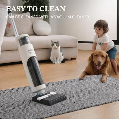 MatEssenz Runner Rug – Boho 2x6 ft Hallway Runner Rug Washable Non-Slip Entryway Rug with Rubber Backing, Grey, Machine Washable, Durable Hand-Woven Design for Home & Kitchen - color: Grey, size: 2' x 6' (Rectangular)