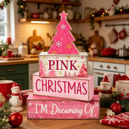 Christmas Decorations Indoor, Winter Pink Christmas Tree Home Decor - style: Pink Tree