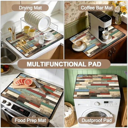 Versatile Stove Guard Mat for Electric Stoves - All-in-One Heat-Resistant Protector Mat, Non-Slip Kitchen Counter Mat 28''x20'' - color: G254392