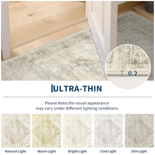 Garvee Beige Boho 8x10 Area Rugs for Living Room Bedroom - color: Beige, size: 8' x 10' (Rectangular)