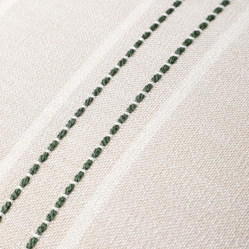 Hckot Spring Throw Pillow Covers 22x22 Set of 2 Green Pillow Covers - color: Dark Green, size: 22" x 22" (Pack of 2)