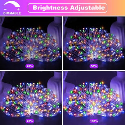 CCILAND 2 Pack Fairy Lights Battery Operated with Remote Timer (Multicolor) - color: Multicolor