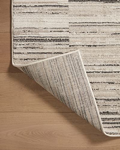 Loloi Darby Charcoal/Sand 9'-2" x 13' Area Rug - color: Charcoal / Sand, size: 9'2" x 13' (Rectangular)