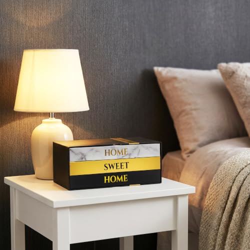 Decorative books for Home Decor Living Room Decoration Coffee Table Faux Books Décor with Blank Pages Inside, Stacked Book Decor
