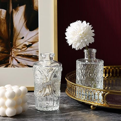 68pcs Clear Glass Bud Vase Set, Small Glass Vases for Centerpieces in Bulk - color: Clear, size: 68pcs