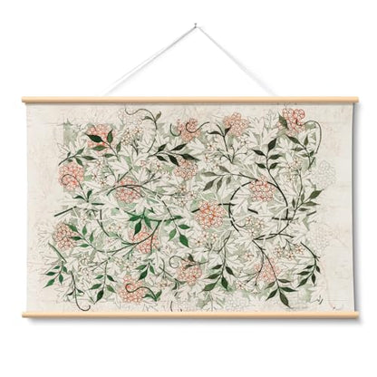 HUARCEY Extra Large Wall Art William Morris Botanical Canvas Prints 36x54In - color: Jasmine Pattern, size: 54"L x 36"W