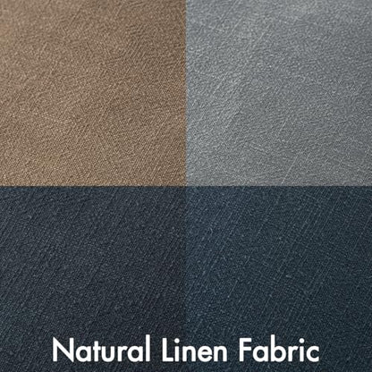 MIULEE Neutral Navy Boho Linen Pillow Covers 18x18 Inch Pack of 4 - color: Neutral Navy, size: 18" x 18" (Pack of 4)