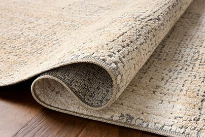 Loloi Amber Lewis Bexley Natural/Slate 2'-7" x 8'-0" Runner Rug - color: Natural / Slate, size: 2'7" x 8' (Rectangular)