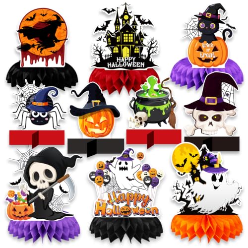 Halloween Table Decorations, 10Pcs Halloween Centerpieces for Tables - style: Halloween