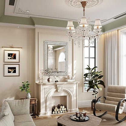 Kelly Miller 30"x40" Jeweled Luxury Rectangle Decorative Wall Mirror - size: 40"L x 30"W
