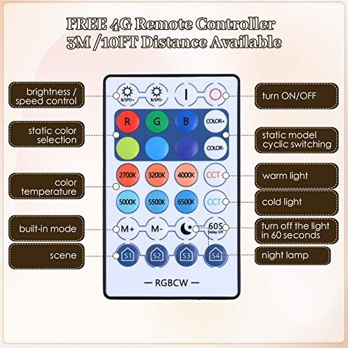 Smart RGB Dimmable Table Lamp Compatible with Alexa&APP&Remote Control, Gray - color: Gray, size: 1 Pack