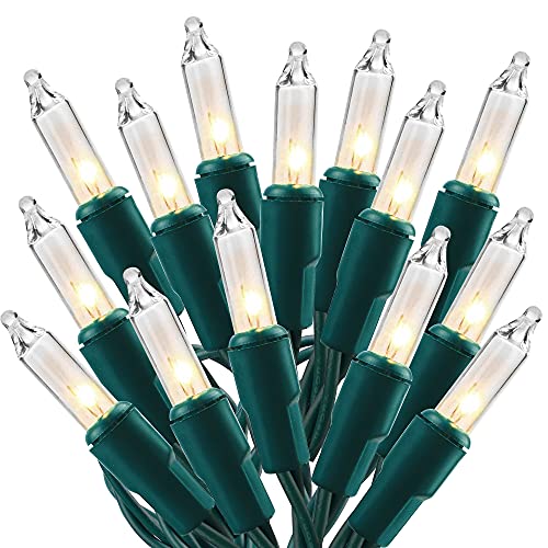 Christmas Lights, 150 Count 29 FT Christmas Mini String Lights, Green Wire Fairy Light, 120V UL Certified Connectable Xmas Tree Light for Patio, Holiday, Party, Outdoor Indoor Decoration, Warm White - color: Clear Warm White, size: 1 Pack