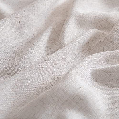 MIULEE Natural White Linen Curtains 52x90 Inch Long 2 Panels for Bedroom - color: Natural Linen White, size: 52"W x 90"L (Pack of 2)