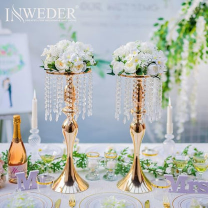 Flower Balls Centerpieces for Tables: White Silk Rose, 10Pcs - color: White, size: 10 PCS