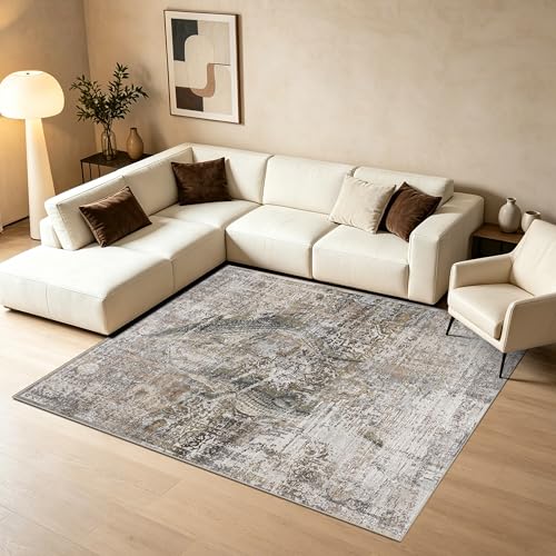 AooHHooA Crocodile Area Rug 5x7, Crocodile Rugs for Living Room Taupe - color: Crocodile-2, size: 5' x 7' (Rectangular)