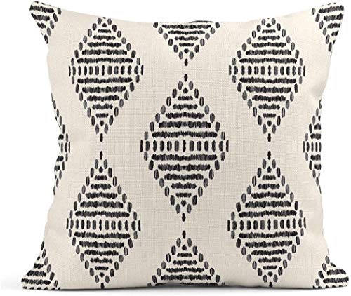 ArtSocket Linen Throw Pillow Covers Set of 4, 20 x 20 Inch, Boho Tribal - size: 20" x 20" (Pack of 4)