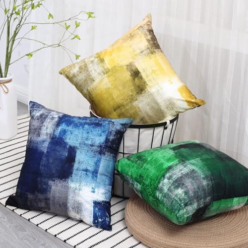 Throw Pillow Covers for Couch, 26x26 Inch, Set of 2, Grey Blue - color: Grey Blue, size: 26" x 26" (Pack of 2)