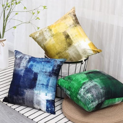 Throw Pillow Covers for Couch, 26x26 Inch, Set of 2, Grey Blue - color: Grey Blue, size: 26" x 26" (Pack of 2)
