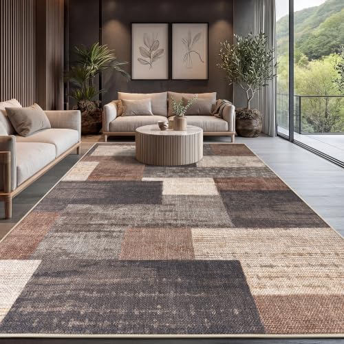 Modern Geometric Easy Jute Area Rugs 9x12 Living Room, Large Outdoor Carpet - color: Beige, size: 9x12ft