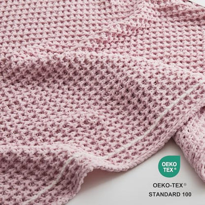 WESHIONGOO Pink Throw Blanket for Couch 50"*60" - color: Pink