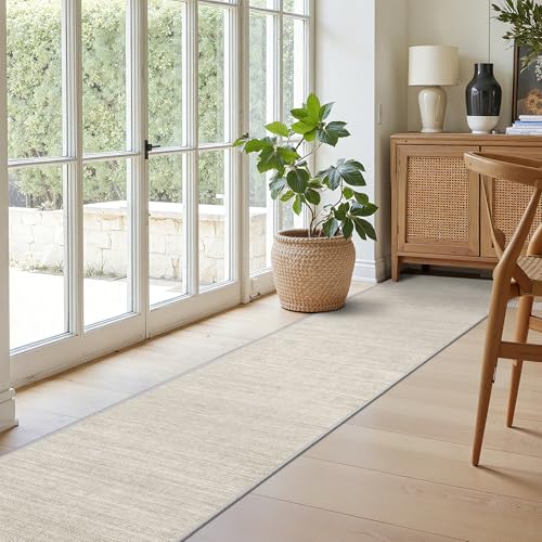 Valenrug 2x10 Runner Rug Non Slip, Washable Rug Runners for Hallways, Beige - color: 01-beige, size: 2' x 10' (Runner)